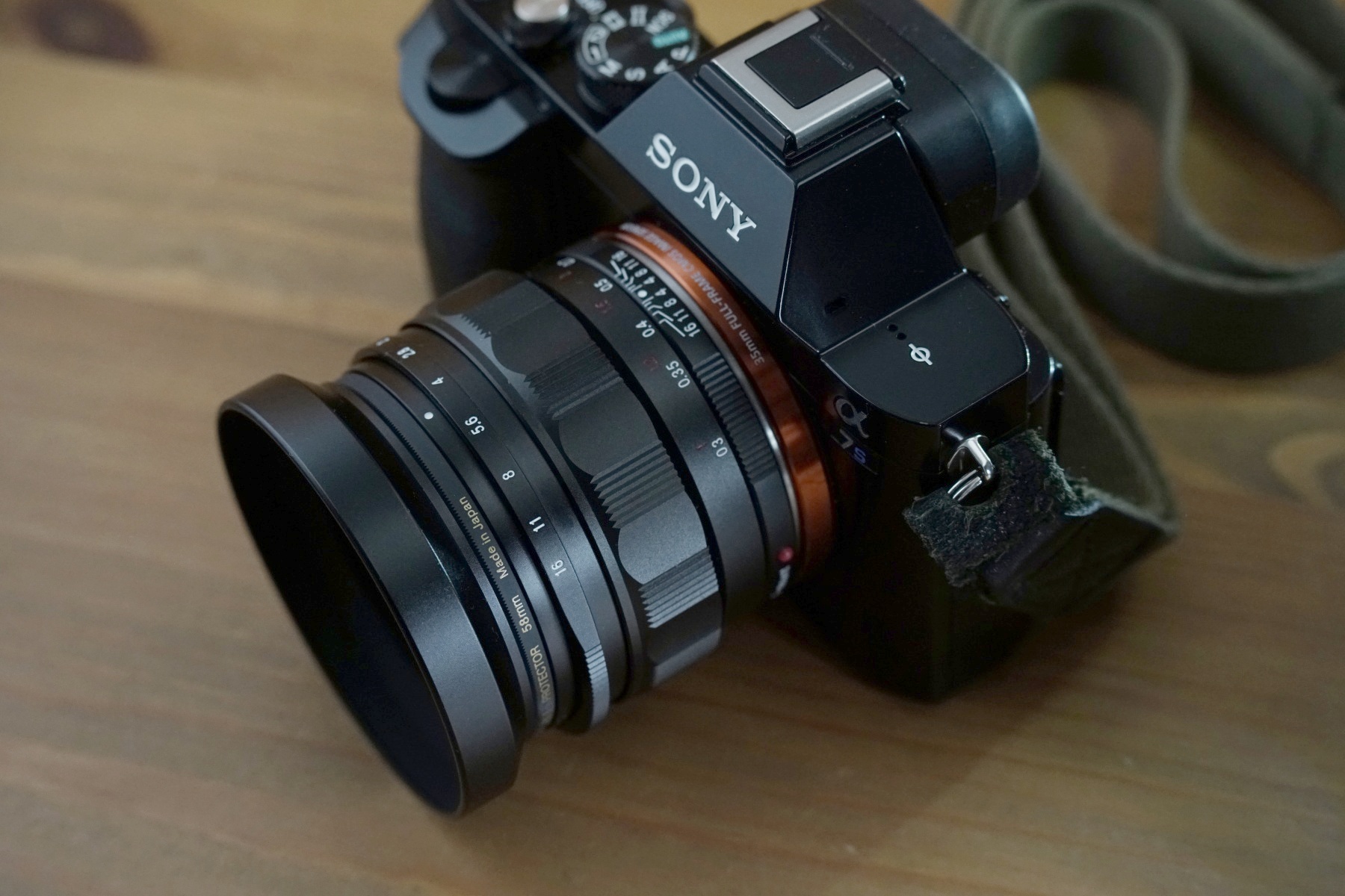 α7Sとノクトンクラシック35mm Eマウント