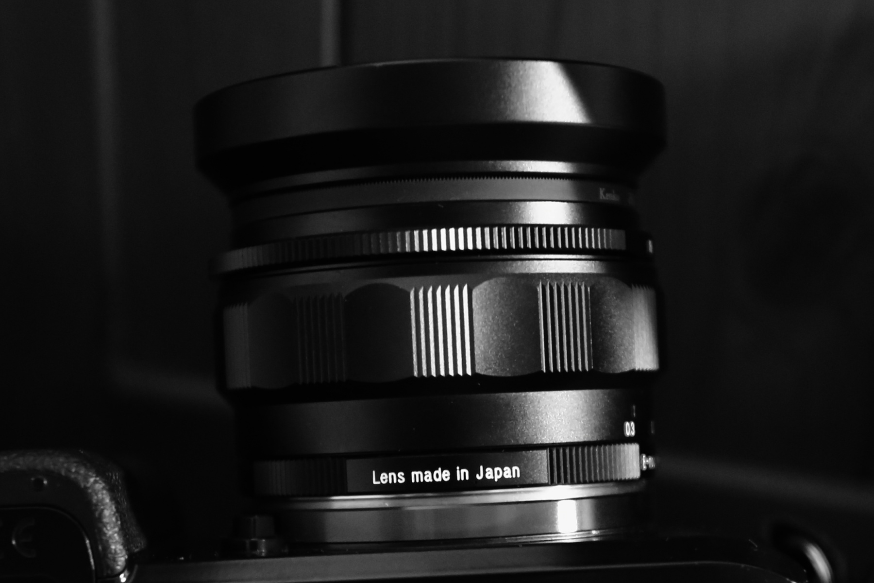 NOKTON classic 35mm F1.4 E-mount 刻印