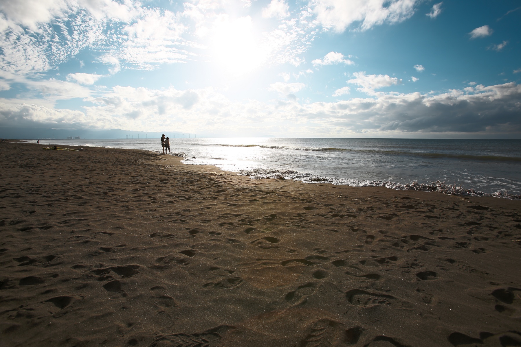 EF16-35mm F2.8L USMと石狩の海