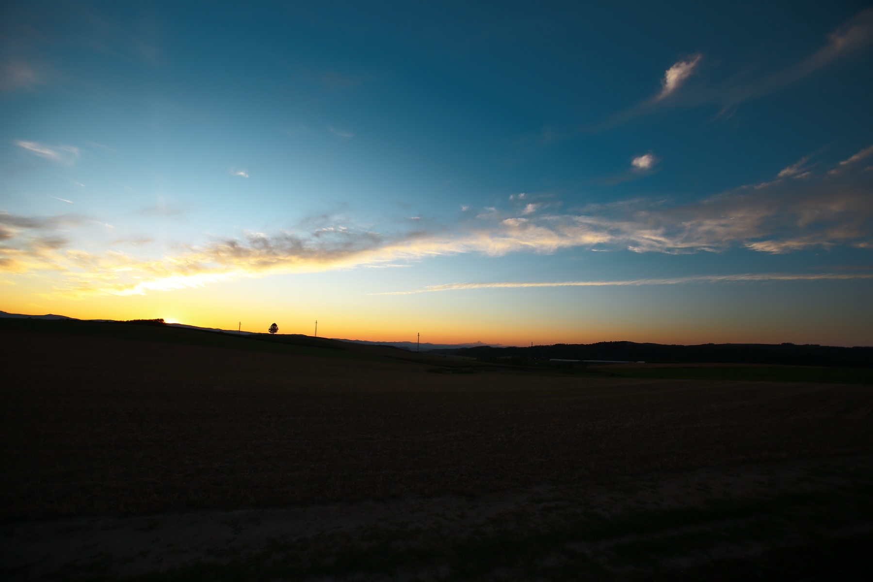 EF16-35mm F2.8L USM-美瑛の夕日